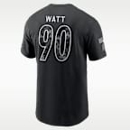 Playera Nike de la NFL para hombre T. J. Watt Pittsburgh Steelers Salute to Service