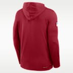 Playera de manga larga Nike Dri-FIT de la NFL con gorro para hombre Arizona Cardinals Rivalries Collection Sideline