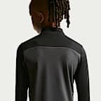 ナイキ アカデミー ジュニア Dri-FIT ロングスリーブ 1/4ジップ サッカードリルトップ