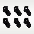 Calcetines al tobillo para niños talla pequeña (6 pares) Nike Dri-FIT Performance Basics
