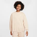 Sudadera oversized para niños talla grande Nike Sportswear Club Fleece