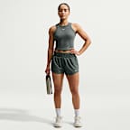 Nike One Women's Dri-FIT Mid-Rise 3" Brief-Lined Shorts