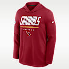 Arizona Cardinals Sideline Men's Nike Dri-FIT NFL Long-Sleeve Hooded Top