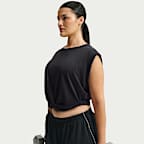 Canotta corta con incrocio sul davanti NikeSKIMS Performance Cotton Blend – Donna