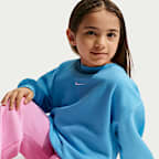 Nike Sportswear Sudadera oversize Studio de tejido Fleece para niños talla pequeña