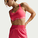 Shorts 2 en 1 Dri-FIT de tiro alto de 8 cm para mujer Nike One
