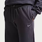 Nike Studio Fleece Medium Weight Women's Mid-Rise Wide-Leg Trousers