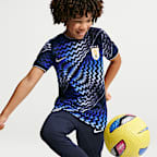 Uruguay Big Kids' Nike Dri-FIT Soccer Pre-Match Short-Sleeve Top