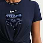 Playera Nike Dri-FIT de la NFL para mujer Tennessee Titans Rivalries Collection One Classic Twist