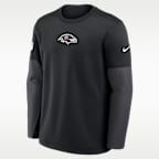 Baltimore Ravens Scripted To Win Sideline Coach Men's Nike Therma-FIT NFL Long-Sleeve T-Shirt