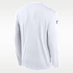 New York Jets Alt Legend Small Logo Men's Nike Dri-FIT NFL Long-Sleeve T-Shirt