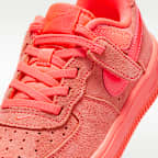 Tenis para niños de preescolar Nike Force 1 Low EasyOn Suede