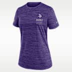 Minnesota Vikings Sideline Velocity Women's Nike Dri-FIT NFL T-Shirt