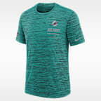Miami Dolphins Sideline Team Issue Velocity Big Kids' Nike Dri-FIT NFL T-Shirt