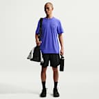 나이키 드라이 핏 UV 하이버스 남성 반팔 피트니스 탑