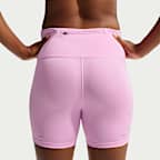 Nike Tempo eng anliegende Laufshorts mit hohem Bund (ca. 10 cm, Damen)