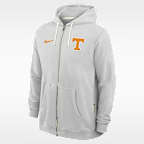 Sudadera con gorro universitaria Nike Dri-FIT de cierre completo para hombre Tennessee Sideline