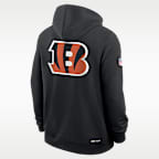 Cincinnati Bengals Utility Player Sideline Men's Nike Dri-FIT NFL Full-Zip Hoodie