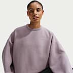 Playera Dri-FIT oversized de cuello redondo para mujer Nike 24.7 ImpossiblySoft