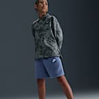 กางเกงขาสั้นผ้าเฟรนช์เทรีเด็กโต Nike Sportswear Club Fleece