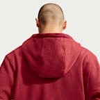 Sudadera con gorro de tejido Fleece y cierre completo para hombre Nike Club
