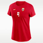 Erling Haaland Norway Women's Nike Soccer T-Shirt