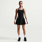 Nike Victory Dri-FIT tennisrok met hoge taille
