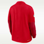 New England Patriots Feel The Pressure Men's Nike Dri-FIT NFL 1/2-Zip Top