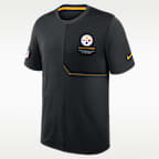 Playera Nike Dri-FIT de la NFL para hombre Pittsburgh Steelers Sideline Coach