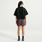 나이키 스포츠웨어 여성 루즈 핏 미드라이즈 새틴 쇼츠