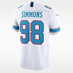 Jeffery Simmons Tennessee Titans Men's Nike Dri-FIT NFL Limited Jersey