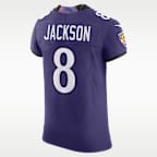 Lamar Jackson Baltimore Ravens Men's Nike Dri-FIT NFL Elite Jersey