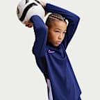 Maglia da calcio per allenamento Dri-FIT a manica lunga con zip a 1/4 Nike Academy – Ragazzo/a