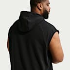 Nike N.A.C. Men's Dri-FIT Fleece Sleeveless Training Hoodie