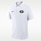 Polo universitario Nike Dri-FIT para hombre Georgia Primetime Victory Primary Logo