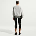 Nike Studio Fleece Medium Weight Women's Oversized V-Neck Top