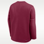 Florida State Sideline Coaches Men's Nike Therma-FIT College Long-Sleeve T-Shirt