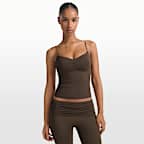 Camiseta de tirantes fruncida para mujer NikeSKIMS Matte