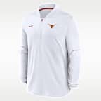 Sudadera universitaria Nike Dri-FIT de medio cierre para hombre Texas Sideline
