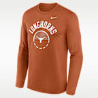 Texas Courtside Men's Nike Dri-FIT College Long-Sleeve T-Shirt