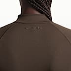 Chamarra de cierre completo de cuello alto para mujer NikeSKIMS Matte