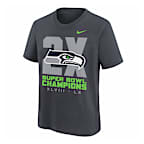 Seattle Seahawks Super Bowl LX Two-Time Champs Big Kids' Nike NFL T-Shirt
