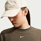 Playera oversized para mujer Nike Studio Fleece Medium Weight