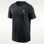 Arizona Diamondbacks 2-Hit Men's Nike MLB T-Shirt