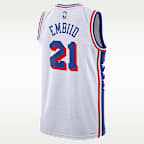Joel Embiid Philadelphia 76ers 2023/24 Association Edition Men's Nike Dri-FIT NBA Swingman Jersey