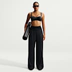 NikeSKIMS Satin Shine padded sport-bh met picot