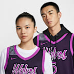 Jersey Nike de la NBA Swingman para hombre de Anthony Edwards de los Minnesota Timberwolves City Edition