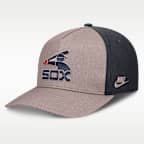 Gorra Nike de la MLB A-Frame ajustable para hombre Chicago White Sox Cooperstown Rise
