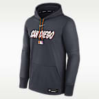 San Diego Padres Authentic Collection City Connect Men's Nike Therma MLB Pullover Hoodie