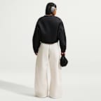 Haut oversize à manches longues Nike Article Fleece pour femme